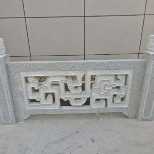 四平芝麻白河道栏杆 桥栏杆
