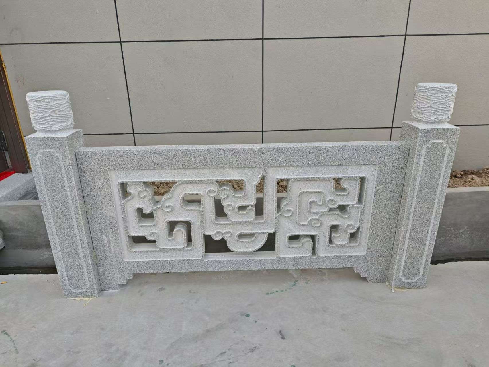 四平芝麻白河道栏杆 桥栏杆