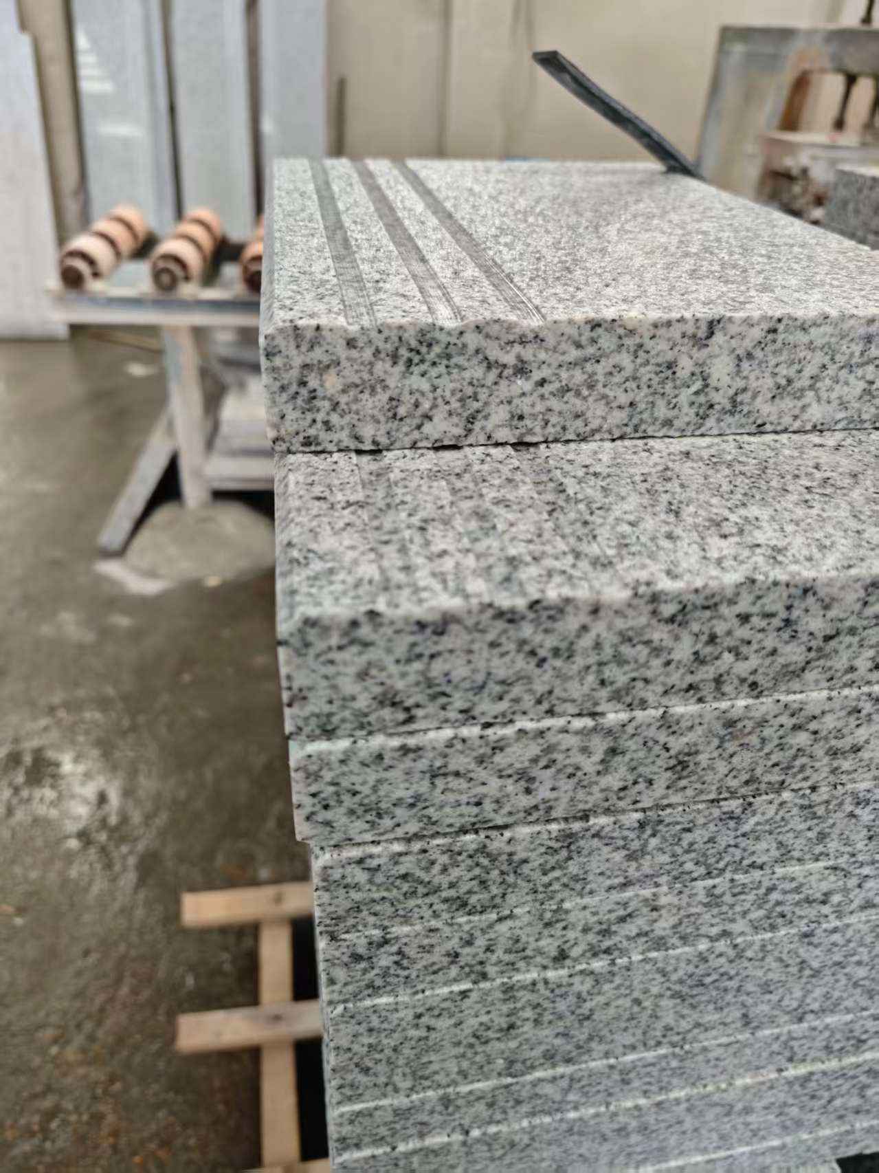 四平芝麻白楼梯踏步